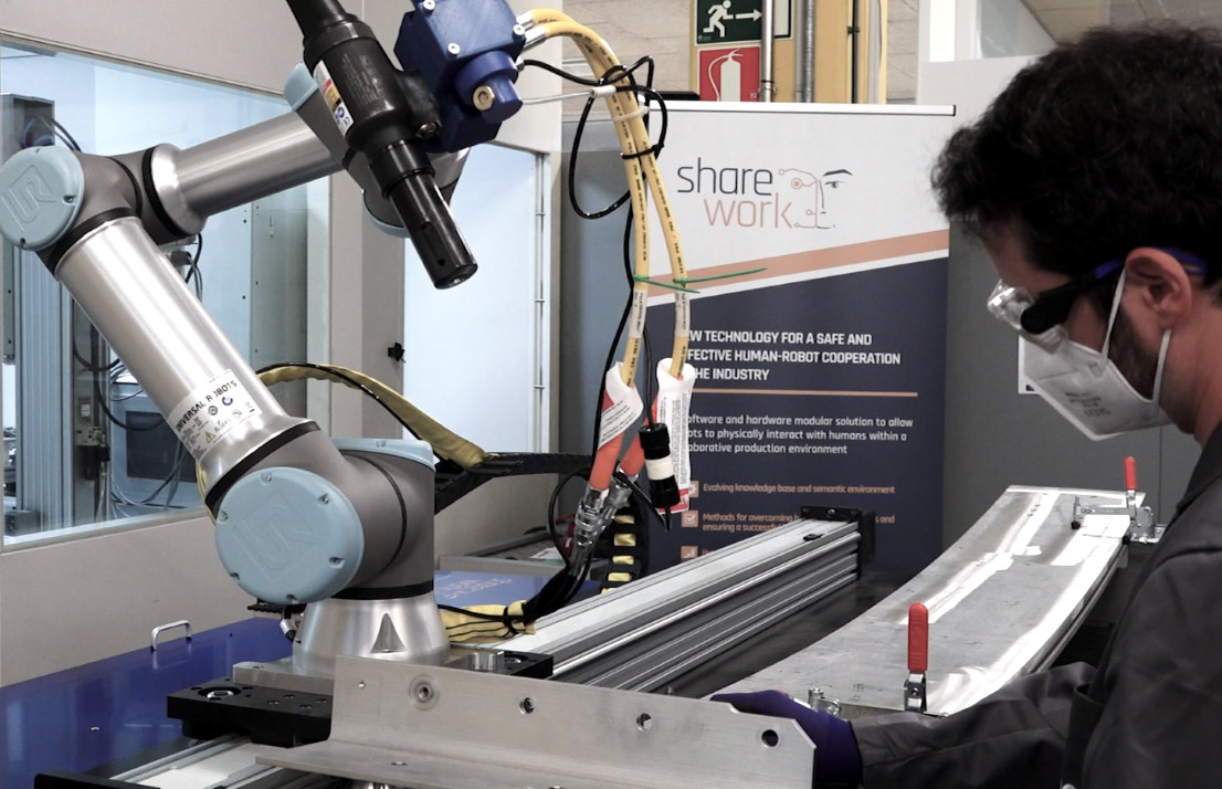 Eurecat impulsa un sistema que permetrà la col·laboració segura i ergonòmica en les feines amb robots